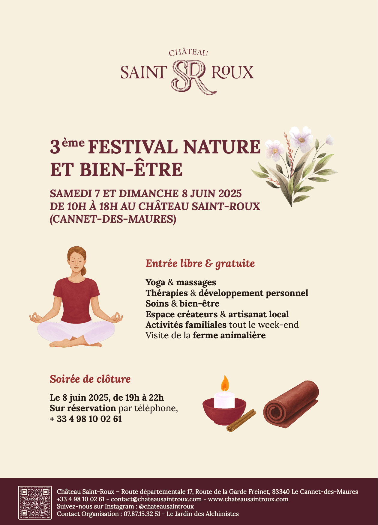 Salon du Bien Être au Chateaux Saint Roux